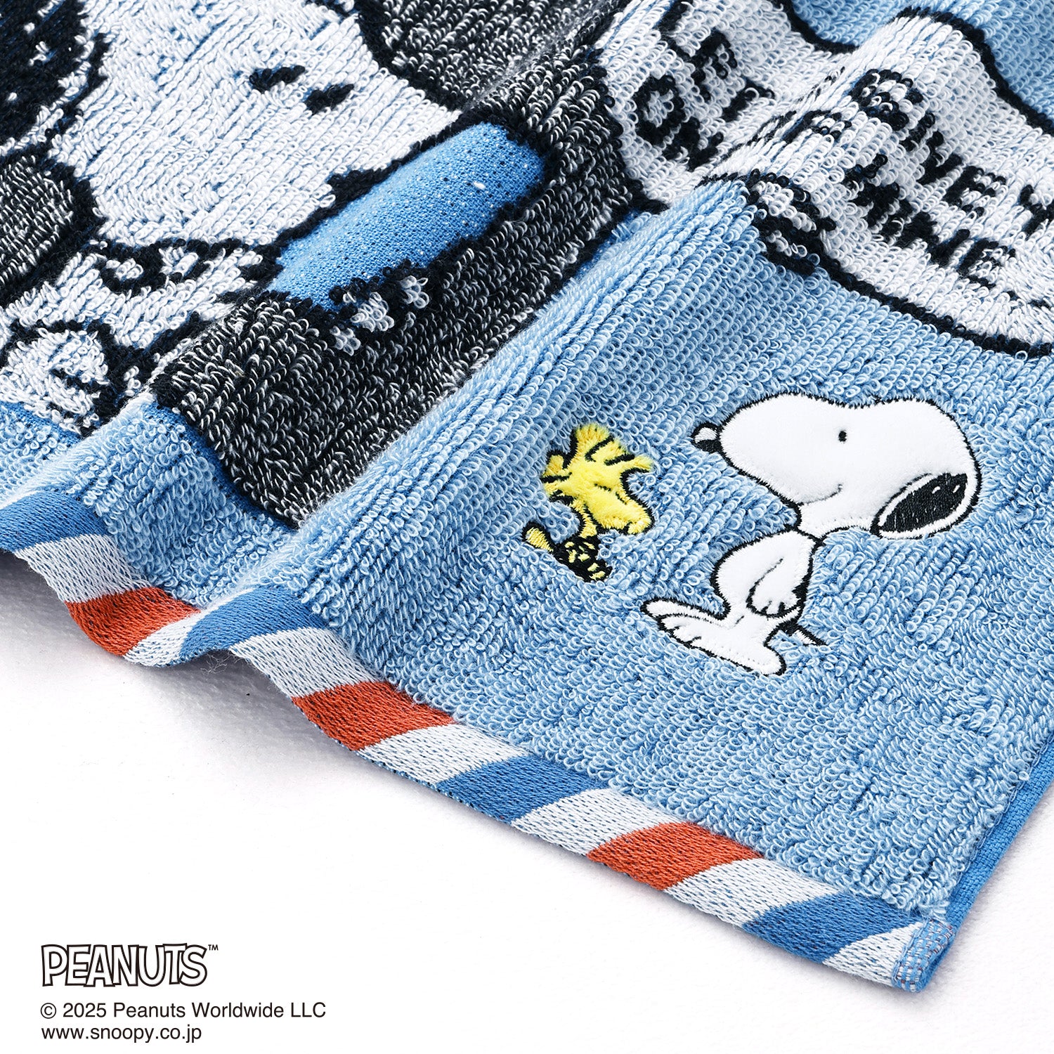 PEANUTS』 スヌーピー レター ループ付ウォッシュタオル – タオル
