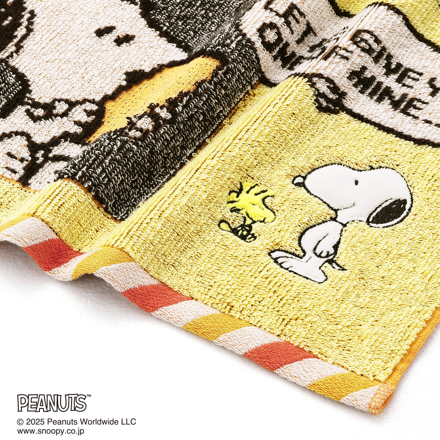 PEANUTS』 スヌーピー レター ループ付ウォッシュタオル – タオル