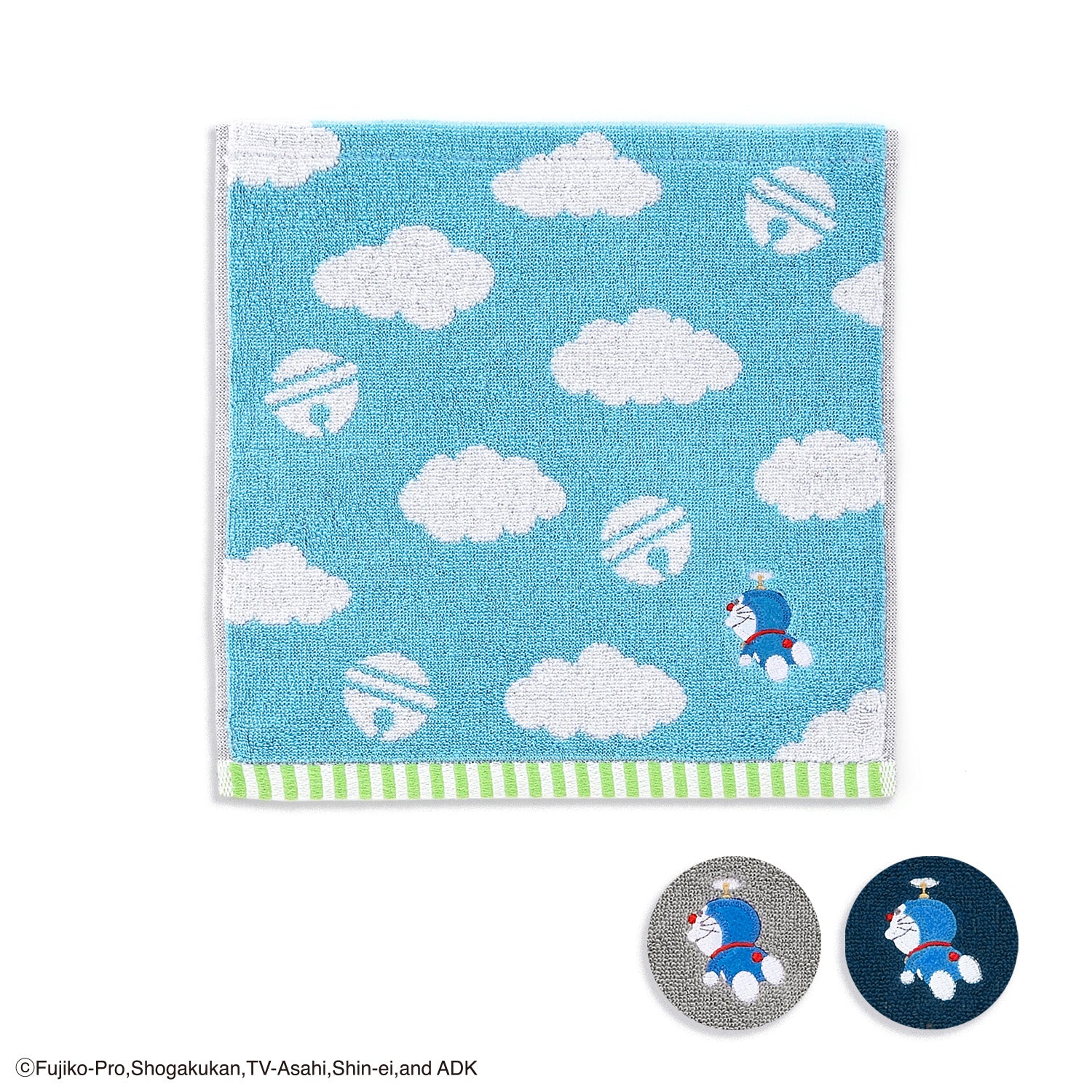 MiRAi』『ドラえもん』 雲 タオルハンカチ – タオル美術館公式