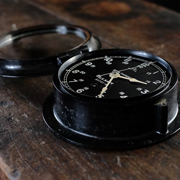 SETH THOMAS U.S.NAVY 手巻き式 船舶時計 – zakka store towi