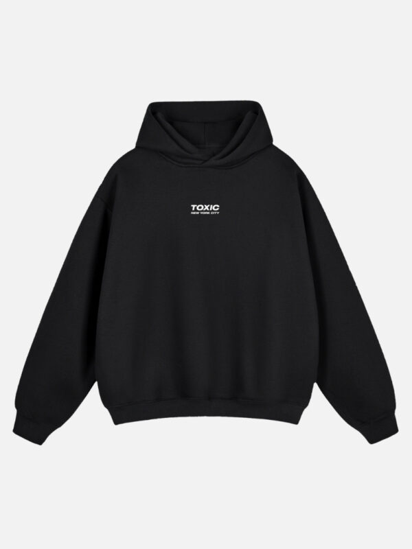 Black Hoodie Streetwear - Toxic NYC Online Store