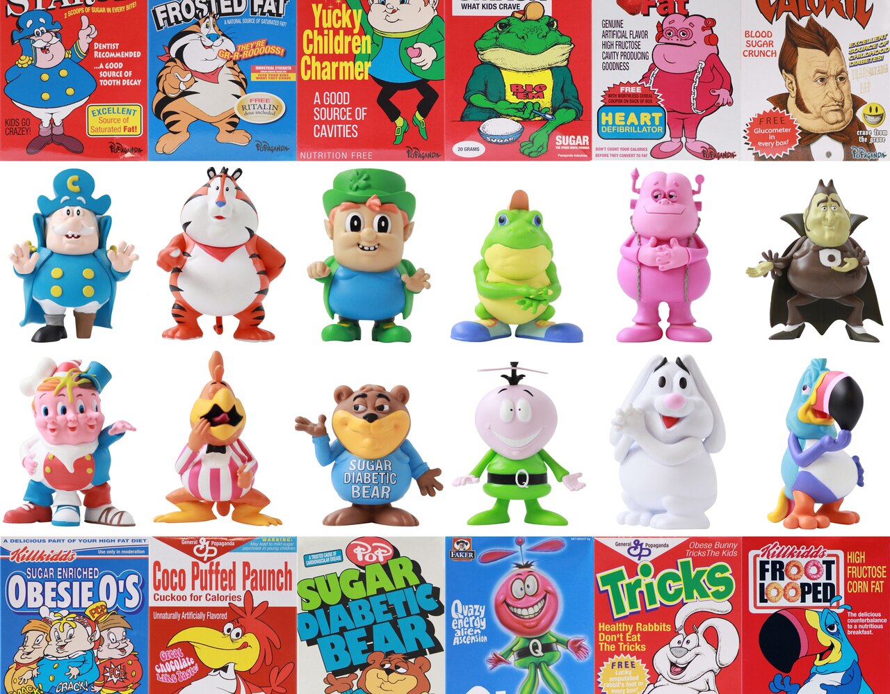 Ron English - Cereal Killers Mini Figures – TOY TOKYO