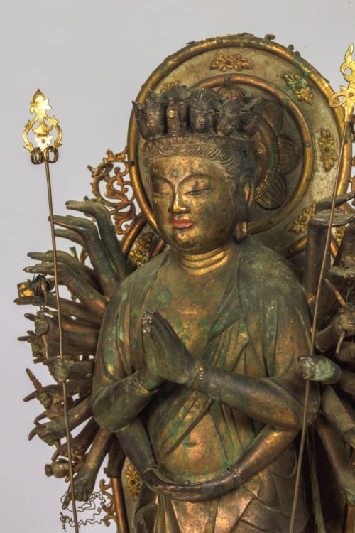 金銅千手観世音菩薩立像 | 文化遺産検索 | とやまの文化遺産