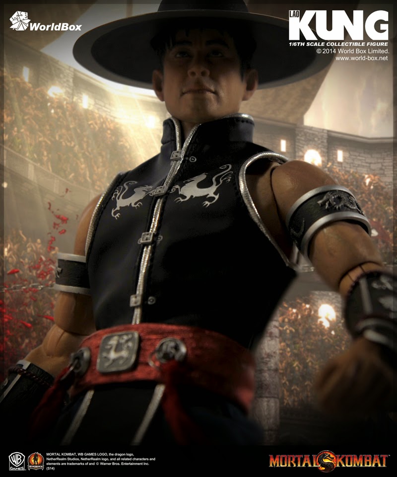 WorldBox 1/6 Mortal Kombat Kung Lao Sixth Scale Figure