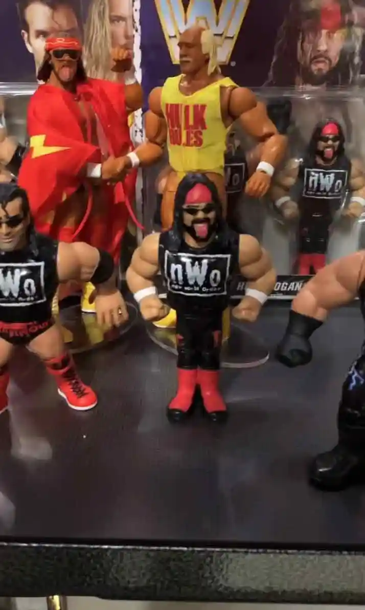 NWO WWE Retro Figure 2-Packs On Display
