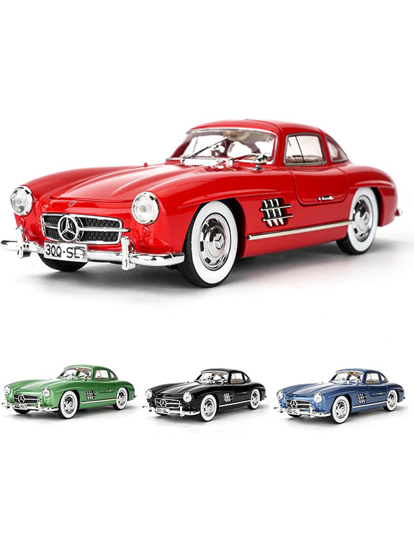 Mercedes Benz 300 SL Gullwing Model Diecast Car Scale 1:24 - Red