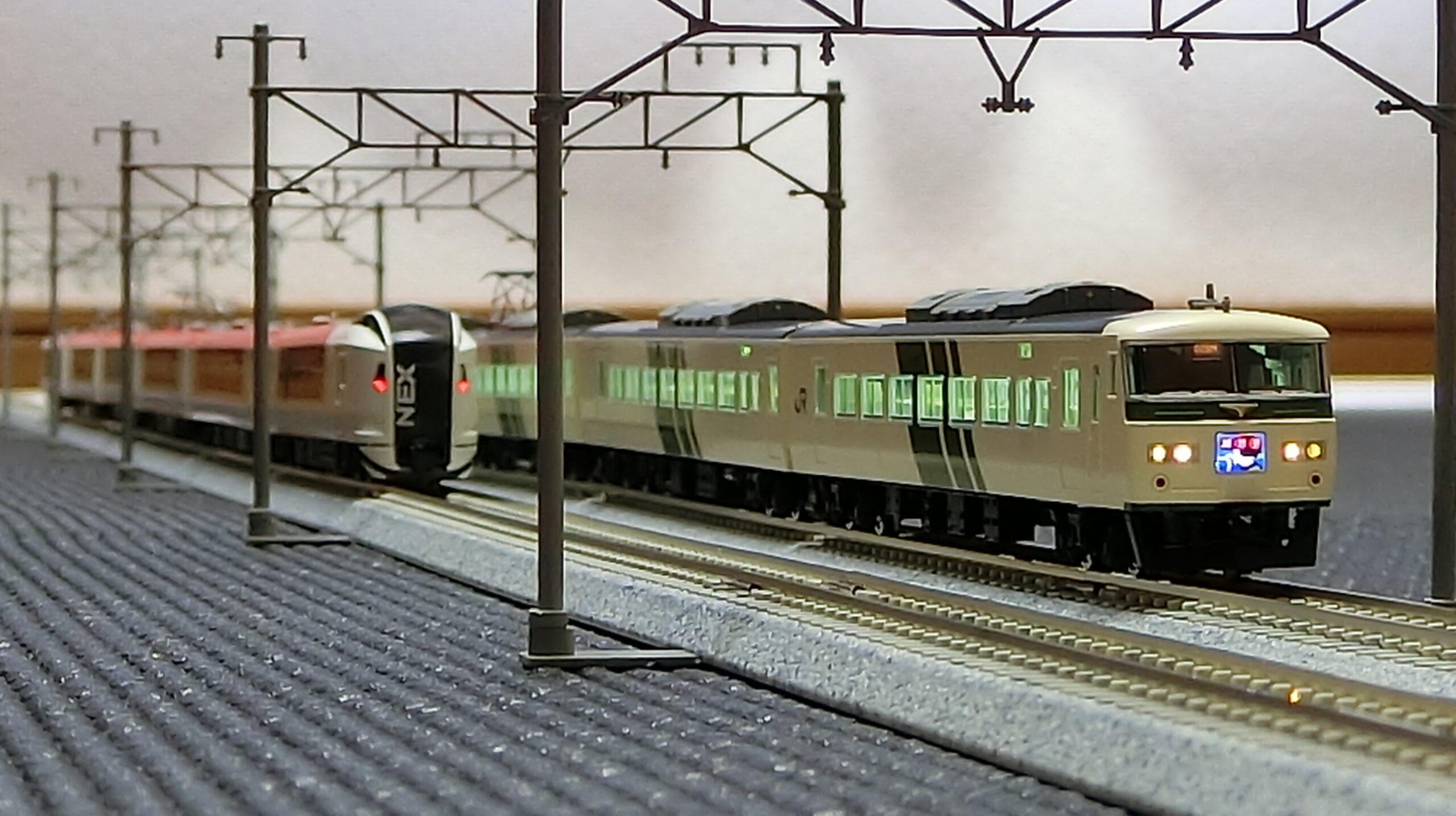 Nゲージ 1897 TOMIX 185系「踊り子」に室内灯搭載 | 豊四季車両基地