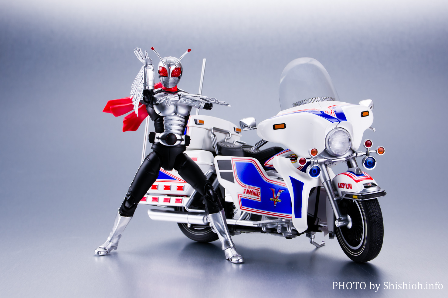 レビュー】S.H.Figuarts 仮面ライダースーパー1＆Vマシーンセット(V