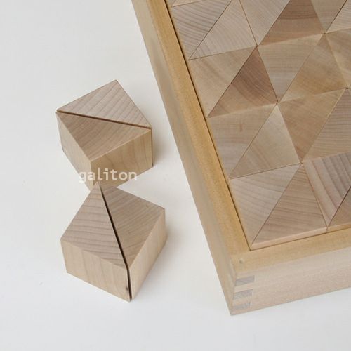 童具館 ワクブロック WAKU-BLOCK45 G12(正三角柱)【メーカー欠品につき