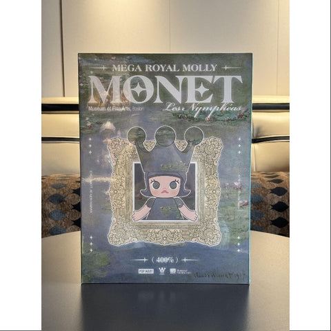 MEGA ROYAL MOLLY 400% Monet Les Nymphéas 2025 Limited Edition â TOYSEZ MEGA ROYAL MOLLY 400% Monet Les Nymphéas 2025 Limited Edition â TOYSEZ