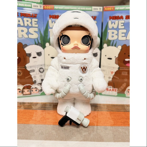 MEGA SPACE MOLLY 400% We Bare Bears Ice Bear 2025 Limited Edition