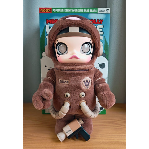 MEGA SPACE MOLLY 400% We Bare Bears Grizz 2025 Limited Edition