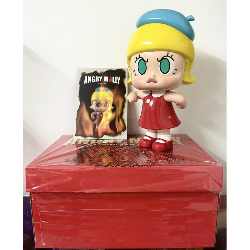 ポップマート Angry Molly Eyes Fire Designer Toy アングリー モリー