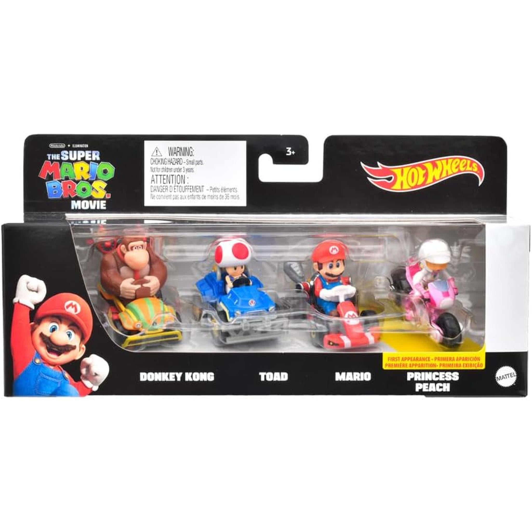 ホットウィール(Hot Wheels) マリオカート 4パック - ザ・スーパー