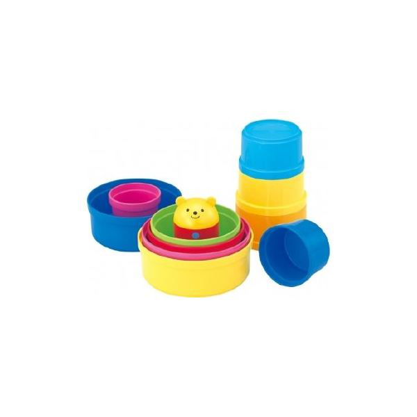 コップがさね｜1歳の知育玩具・おもちゃならトイサブ