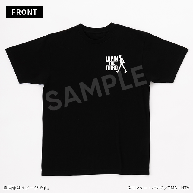 ルパン三世 半袖Tシャツ ヒストリー ブラック／Apparel Edition ルパン