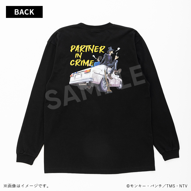 ルパン三世 長袖Tシャツ ルパン＆次元 ブラック／Apparel Edition