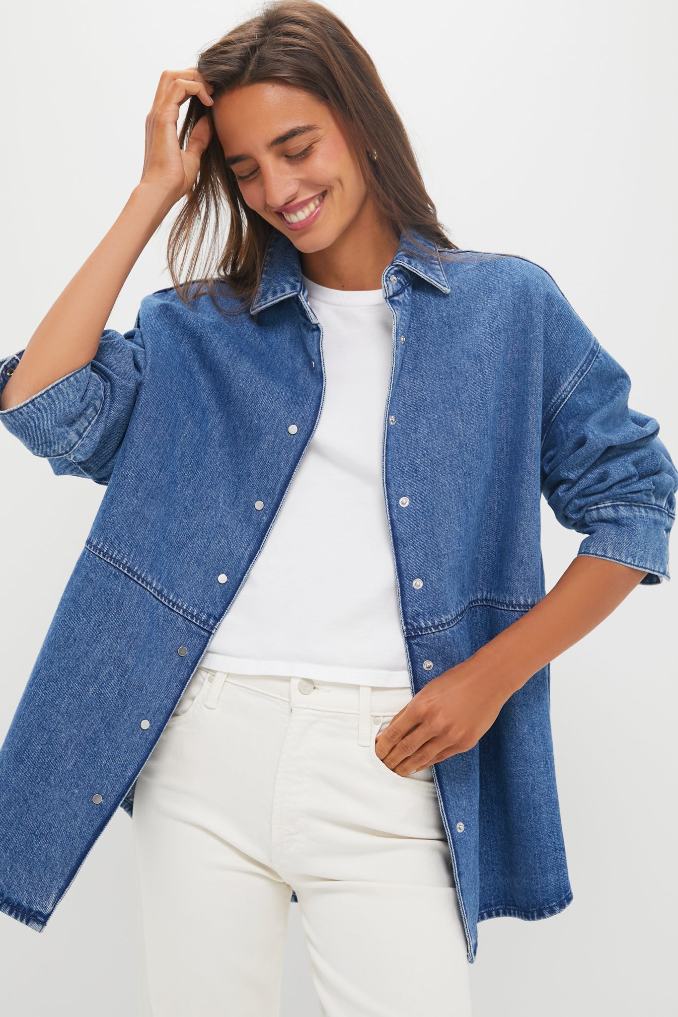 Fresh Blue Otis Organic Denim Jacket | Nude Lucy