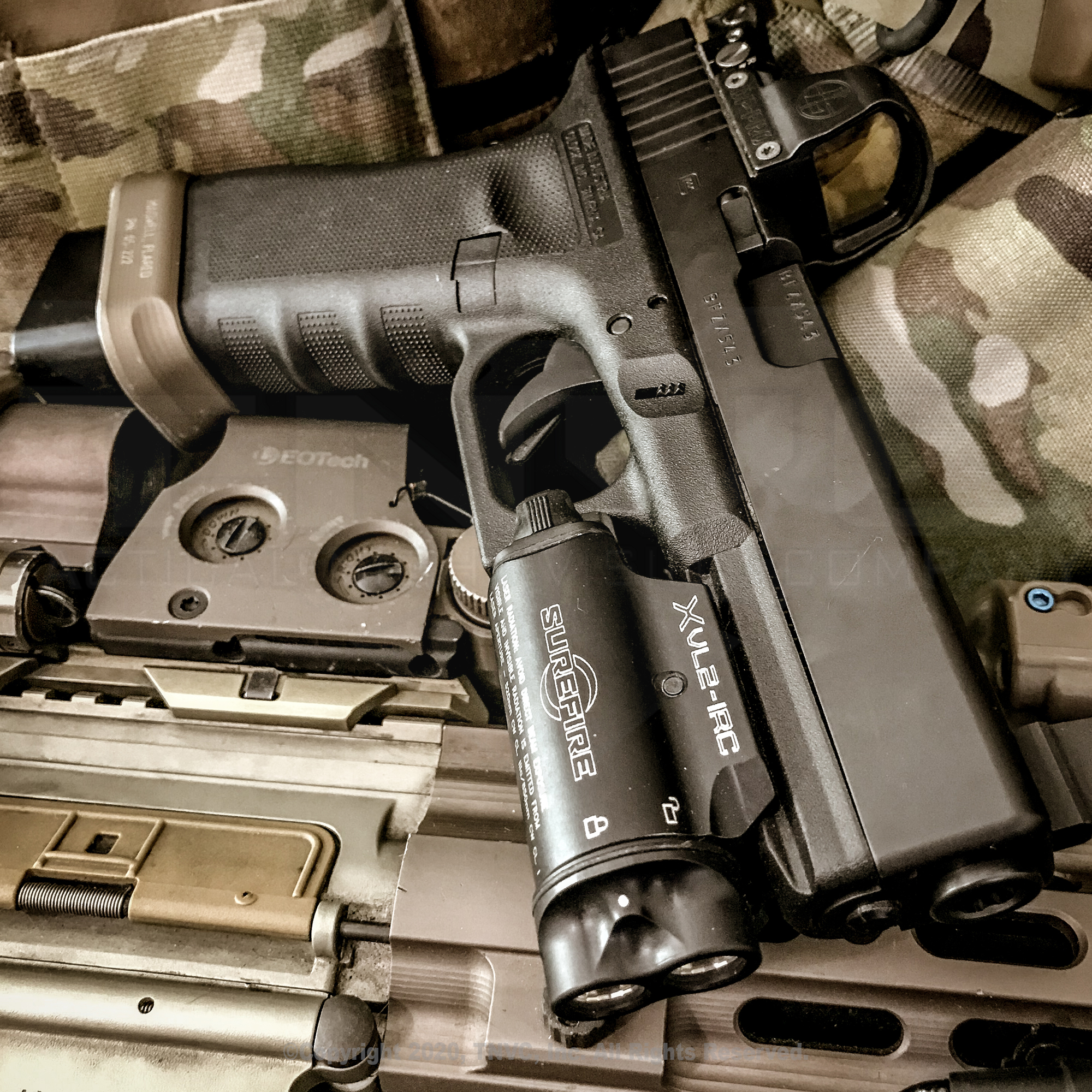 Surefire XVL2-IRC Pistol & Carbine Light/Laser Module system