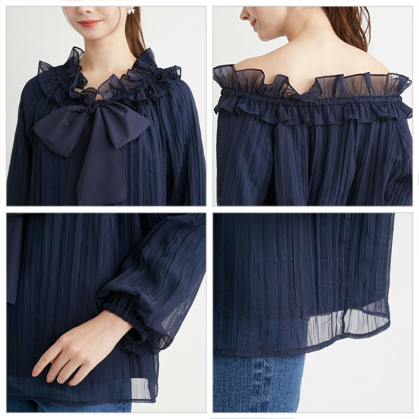 楽天市場】セルフォード CELFORD シアースモックブラウス cwfb251086