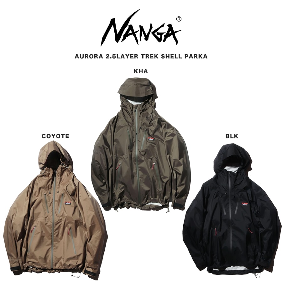 楽天市場】SALE20%OFF NANGA ナンガ AURORA 2.5LAYER TREK SHELL PARKA