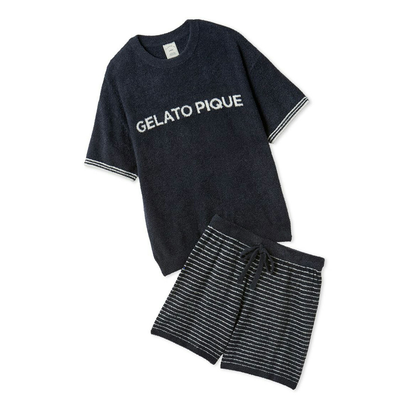 楽天市場】ジェラートピケ パジャマ（カラーネイビー）（上下セット