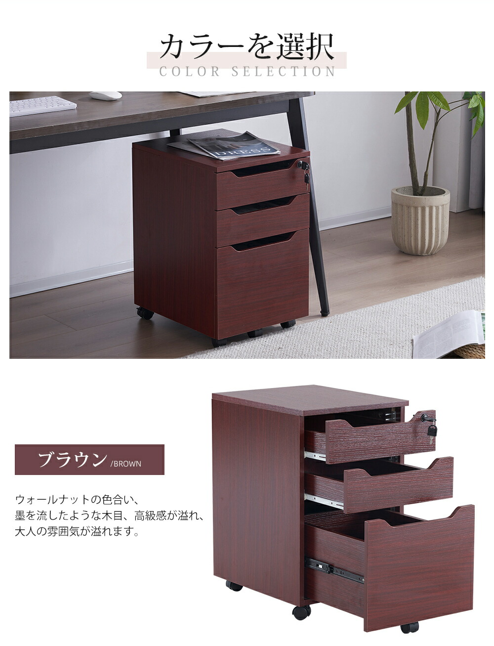 楽天市場】【本日限定☆全品P5倍!】デスクワゴン サイドワゴン 大容量