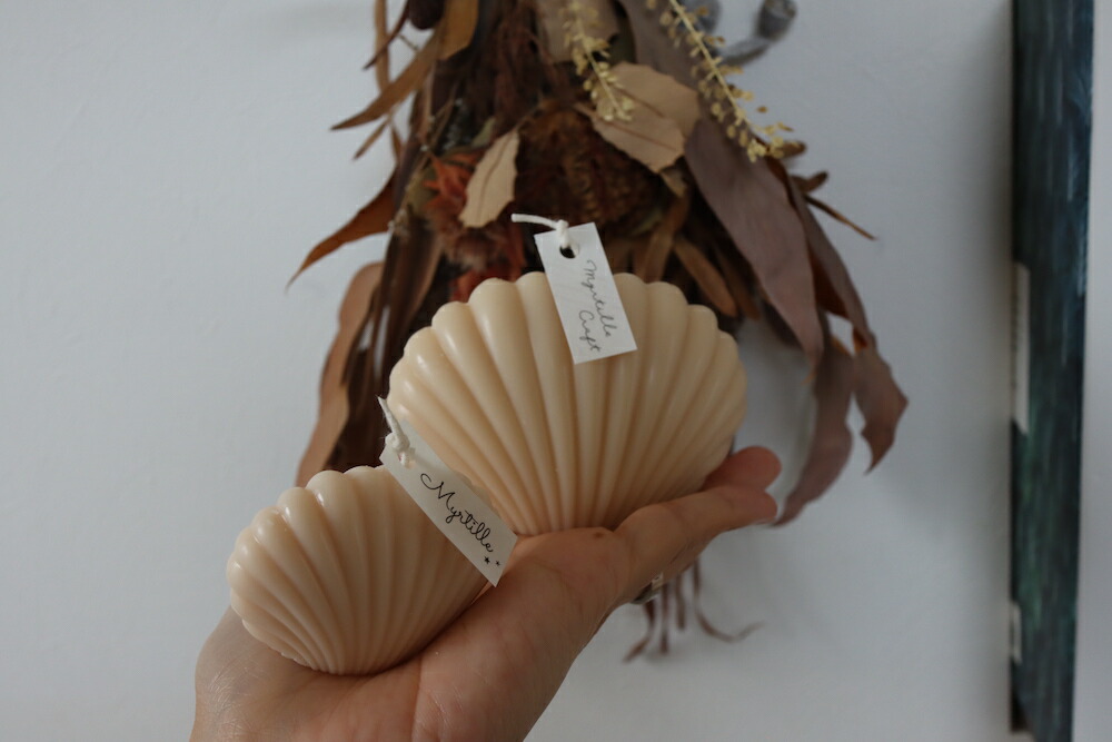 楽天市場】キャンドル モールド 貝殻 貝 シェル型 ポリ製 キャンドル