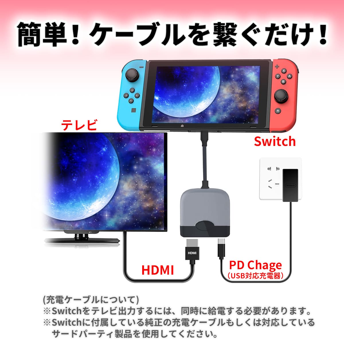楽天市場】【SS限定50％OFF券配布】Nintendo Switch ドック 小型