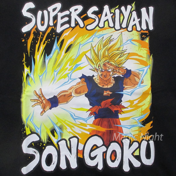 楽天市場】超サイヤ人 悟空 超元気玉 Tシャツ ブラック 黒