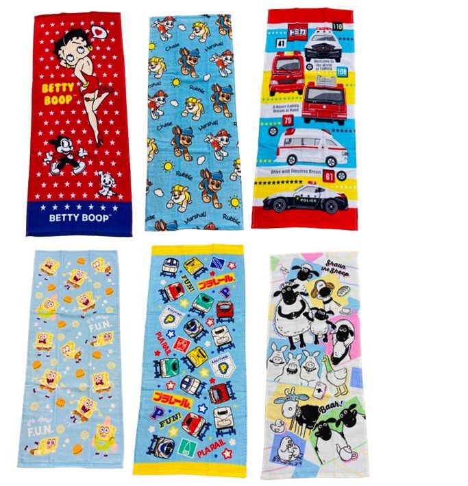 楽天市場】【スーパーセール割引】フェイスタオル キャラクター タオル