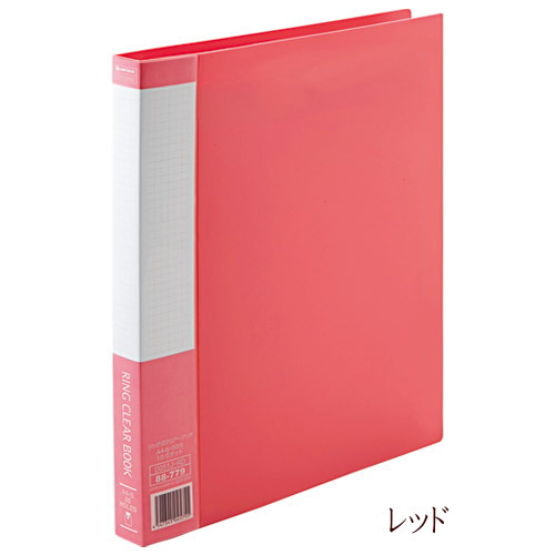 楽天市場】バインダー A4 30穴 D051J スマートバリュー クリアーブック