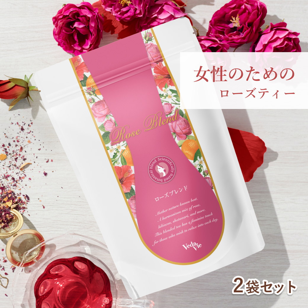 楽天市場】ローズ ティー ティーバッグ ローズブレンド ヴェーダヴィ