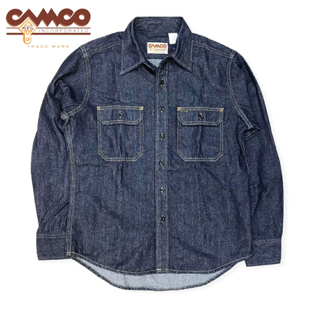 楽天市場】送料無料 CAMCO【カムコ】DENIM L/S 長袖 デニム シャツ