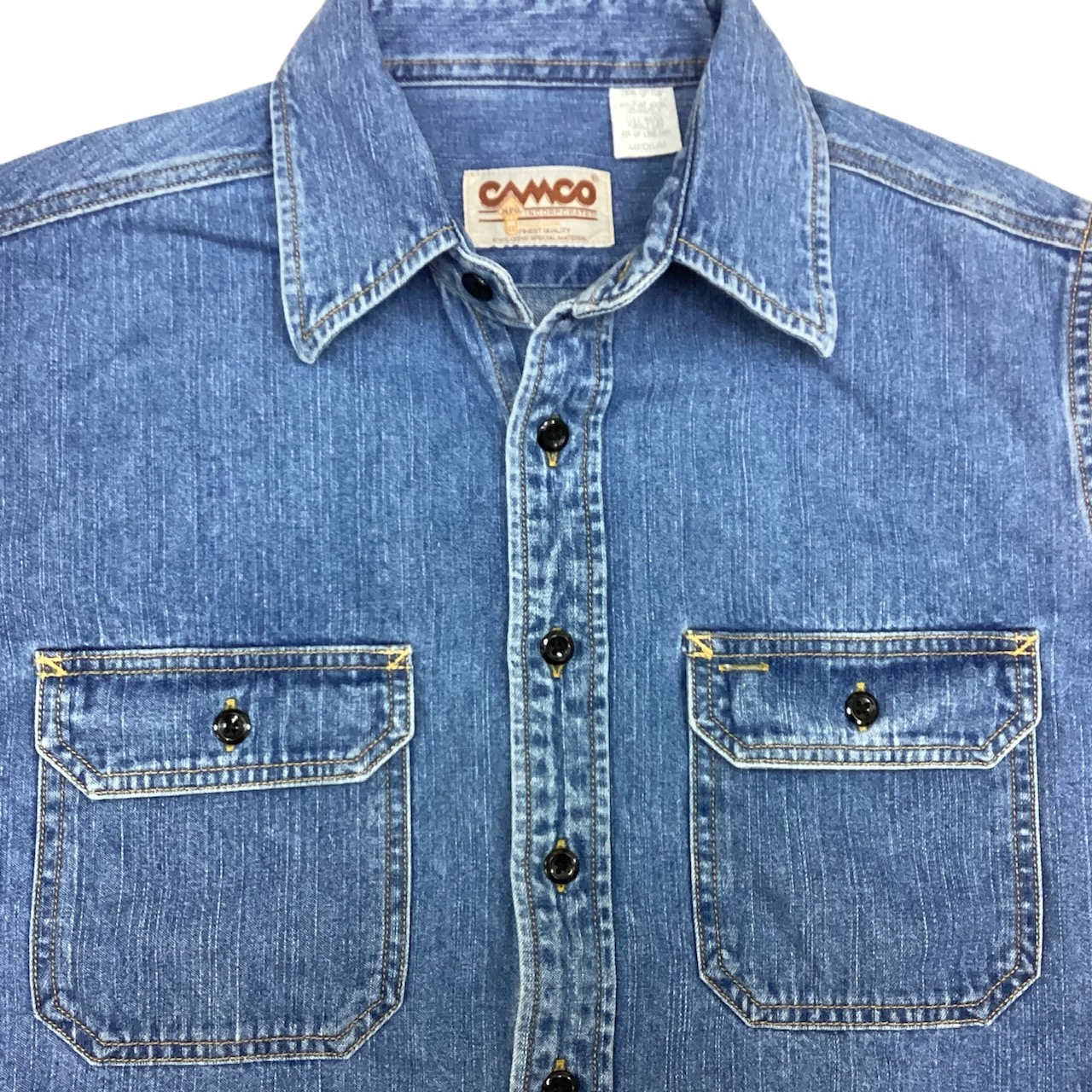 楽天市場】送料無料 CAMCO【カムコ】WASHED DENIM L/S 長袖 ウォッシュ