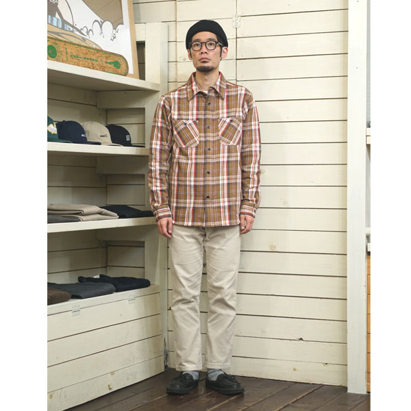 楽天市場】ファイブブラザー FIVE BROTHER ヘビーフランネルシャツ