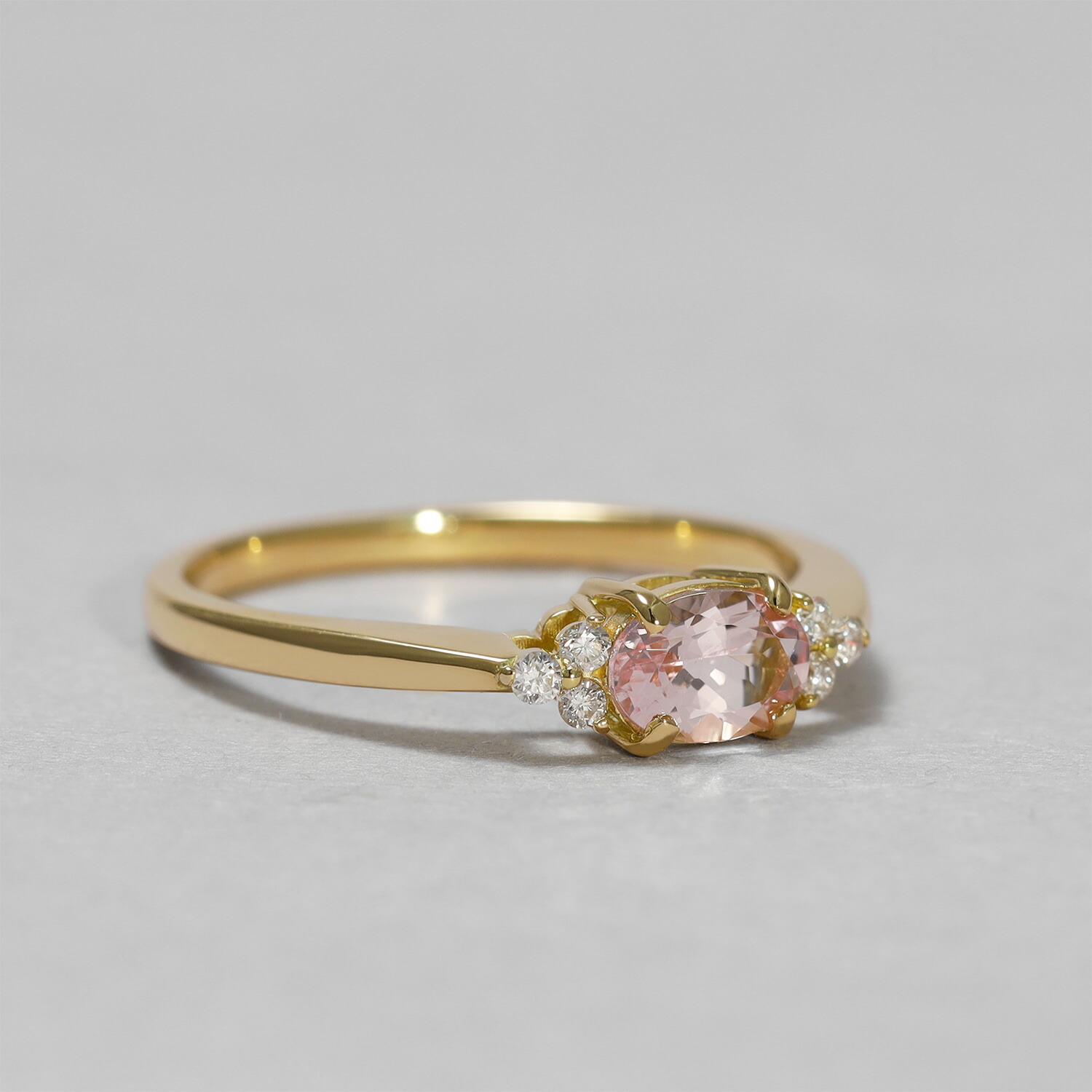 楽天市場】【SS限定 10％OFF！】 モルガナイト ダイヤモンド リング