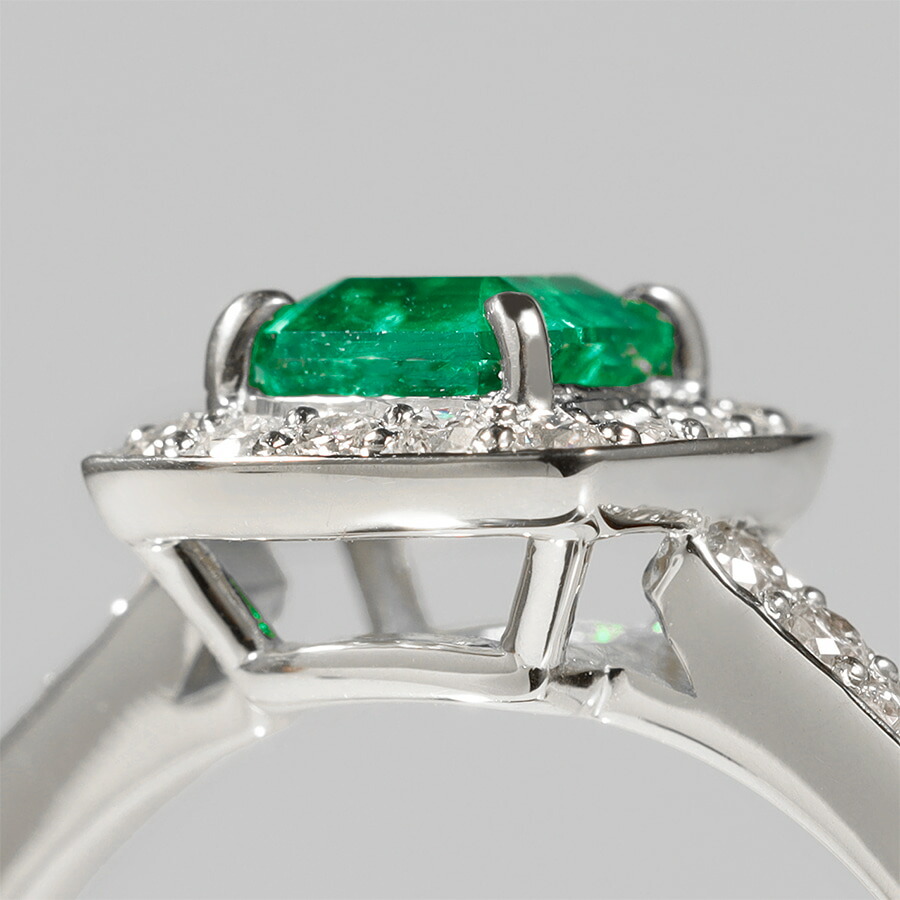 楽天市場】【SS限定 10％OFF！】【一点限り】 エメラルド リング 0.5