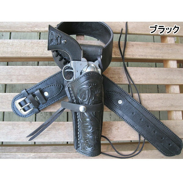 楽天市場】カントリーウエスタン レザーガンベルト&ホルスター 装飾