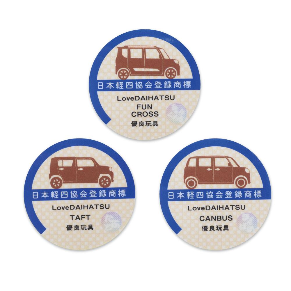 楽天市場】（反射）日本軽四協会登録商標ステッカー 6cm パロディ