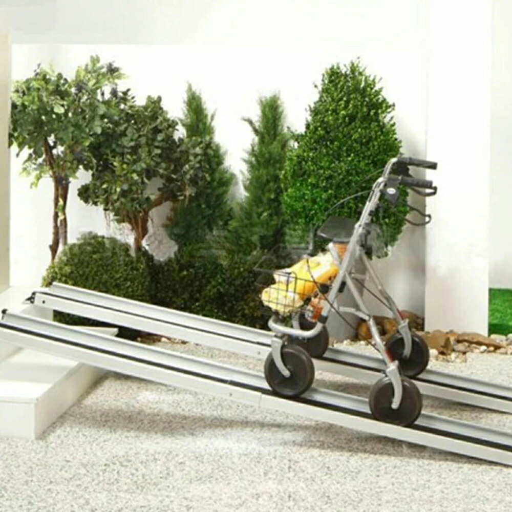 楽天市場】スライド式スロープ 段差解消 スロープ 屋外用 伸縮スロープ