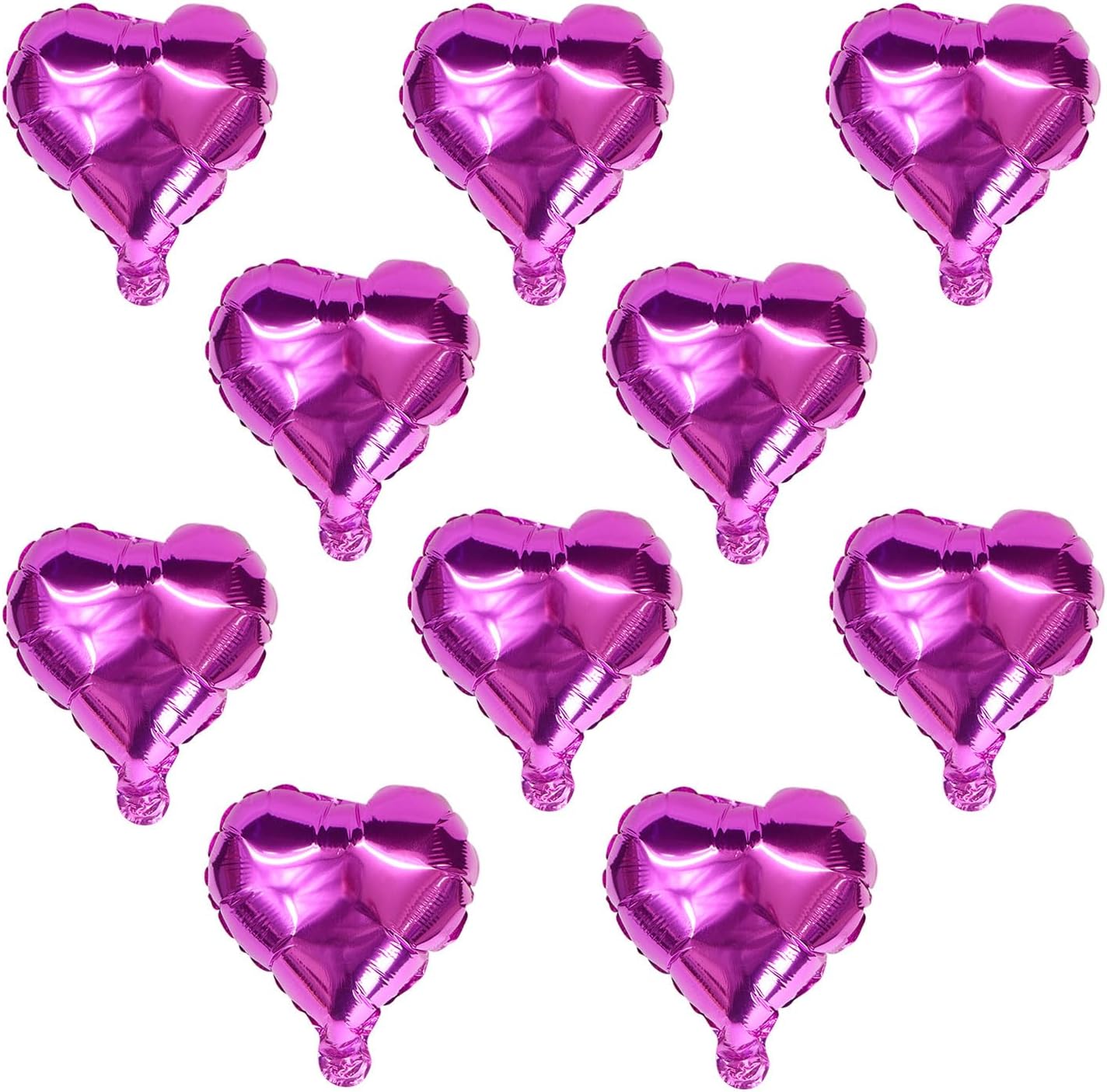 楽天市場】ハート バルーン 約25cm 合計10枚入り 【ピンクパープル