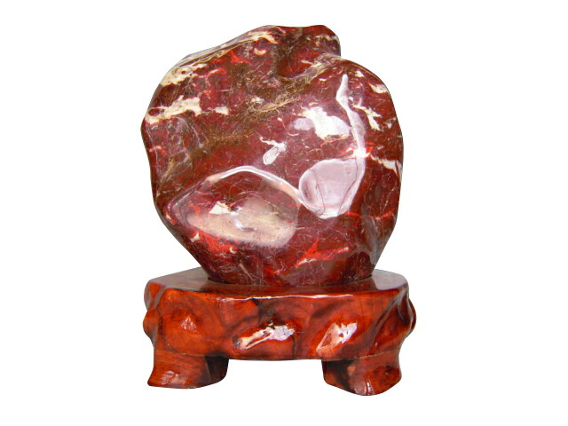 楽天市場】紅加茂石 水石 景石 磨き 鑑賞石 飾り石 赤石