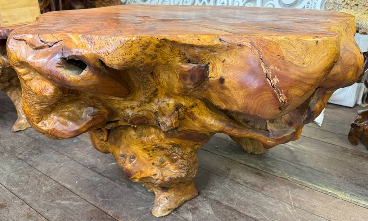 楽天市場】送料無料 自然木 木の根 低い テーブル 飾り台 W72cm 花台