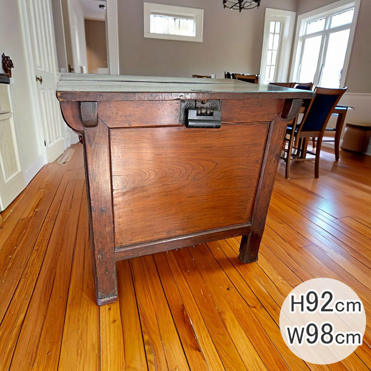 楽天市場】送料無料 訳あり 李朝家具 米櫃 （こめびつ） 鍵付き