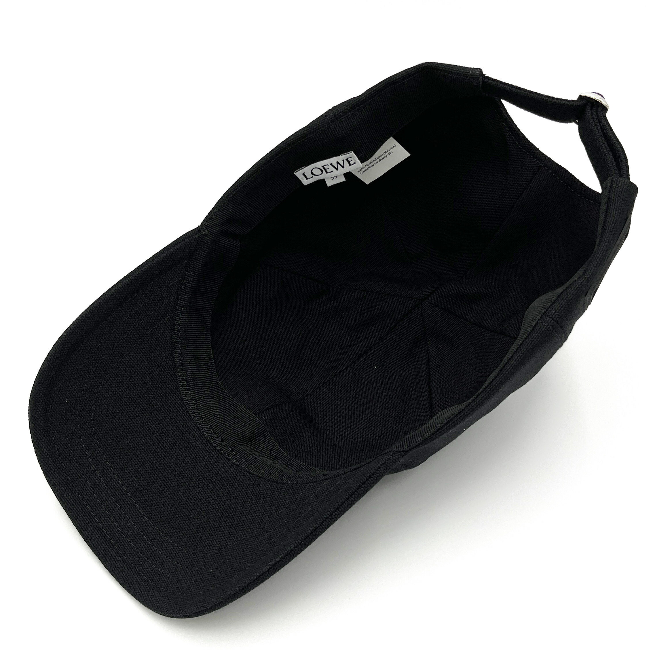 楽天市場】Loewe ロエベ パッチ キャップ キャンバス 帽子 ブラック