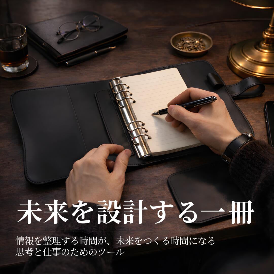 楽天市場】姫路産ヌメ革 A5 システム手帳｜デスクサイズ 本体 植物