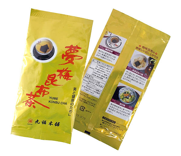 楽天市場】夢梅昆布茶 80g : 紀州南高梅 丸福本舗