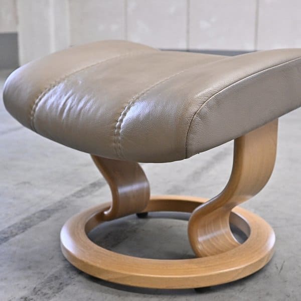 楽天市場】EKORNES/エコーネス オットマン 本革 ベージュ スツール 足