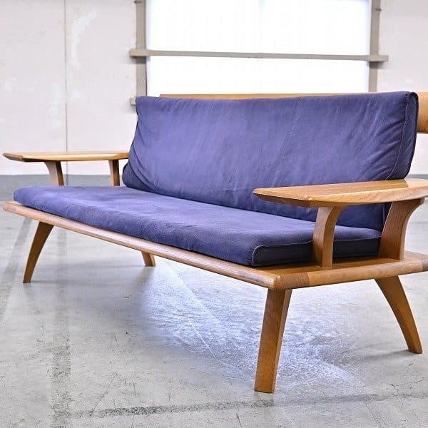 楽天市場】飛騨産業 キツツキ「円空」3人掛けソファ オーク無垢材